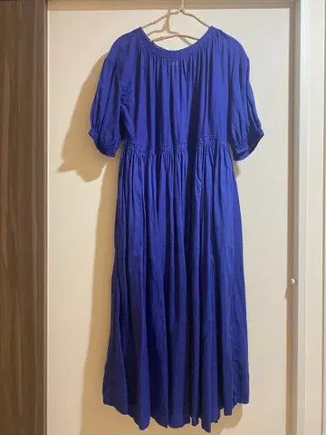 nest Robe 린넨 개더 셔링 원피스