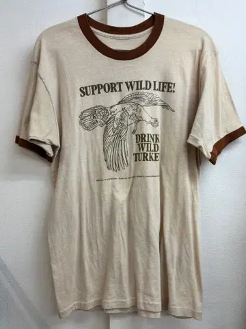 WILD TURKEY 와일드 터키 빈티지 링거 T셔츠