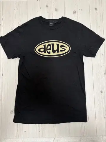 Deus Ex Machina 로고 프린트 티셔츠 블랙 L 사이즈
