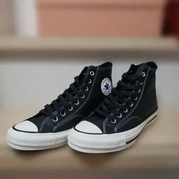 미사용 ADDICT CHUCK TAYLOR LEATHER HI BLACK