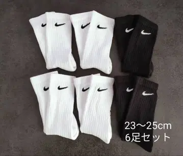 [ 정품 ] NIKE 나이키 양말 양말 삭스 23~25cm 6족 세트