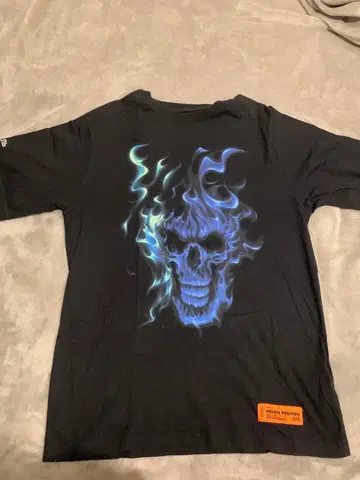 HERON PRESTON 스컬 저지 티셔츠 스컬