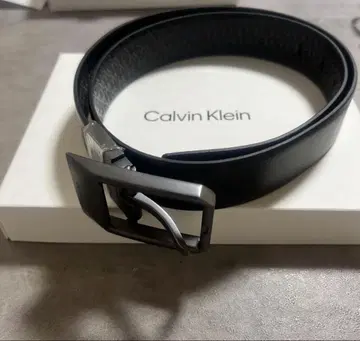 Calvin Klein 블랙 가죽 벨트