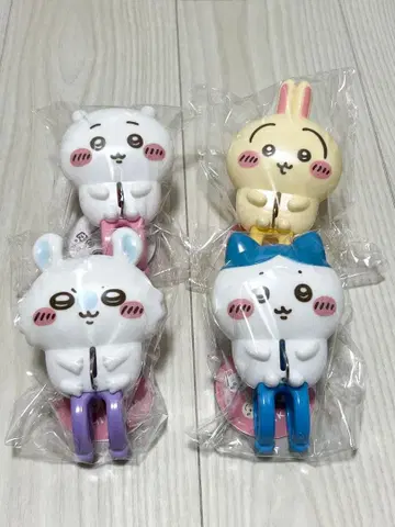 치이카와 (먼작귀) 빨래집게 4종 세트 컴플리트