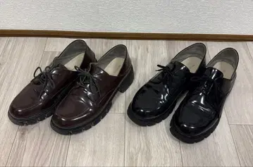 새상품급 2켤레 세트! 오리엔탈 트래픽의 탱크 솔 레이스업 펌프스