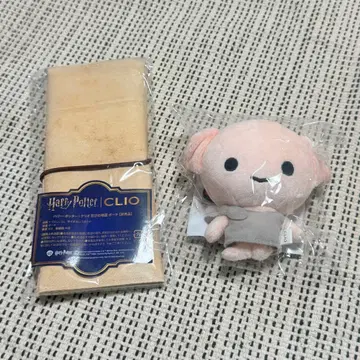 Harry Potter CLIO 마법사의 돌 파우치 도비 봉제 인형
