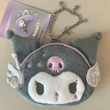 익명 배송 Sanrio 산리오 쿠로미 페이스형 파우치 두근거림 플래닛