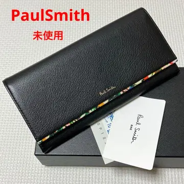 미사용 PaulSmith 폴스미스 가죽 장지갑 블랙 x 마가렛 박스 포함
