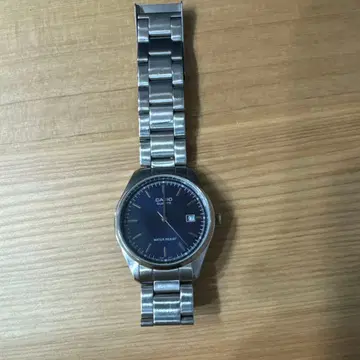 CASIO 쿼츠 손목시계 네이비 다이얼