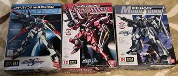 BANDAI 1/144 건담 SEED 계열 프라모델 3종 세트