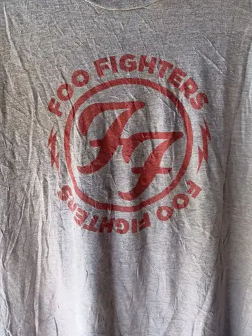 초레어 foofighters T셔츠 푸 파이터즈 커트 코베인