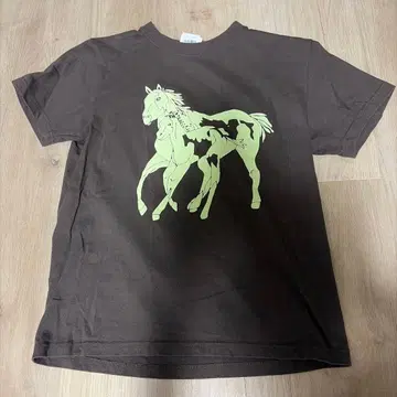 Shury Labyrins Dont Cry Horse T셔츠 브라운