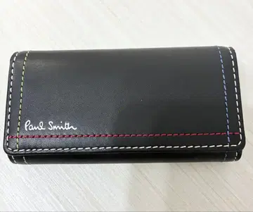 [ 미사용 새상품 ] Paul Smith 키케이스 블랙 멀티 스티치