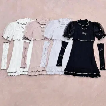 Ank Rouge 발레코어 컷 원피스