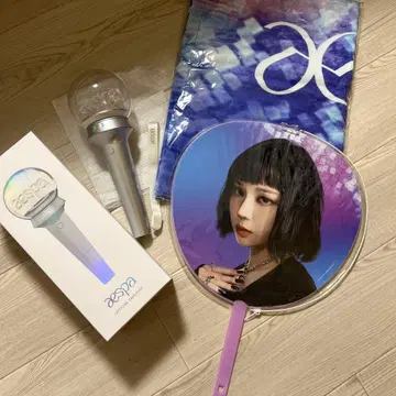 aespa 응원봉 윈터 부채 타월