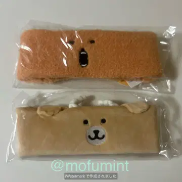 새상품 나가노 마켓 헤어밴드 두더지 고로케 조기 임팔라 2종