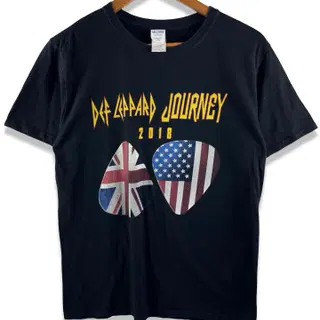 Def Leppard Journey 2018 투어 밴드 티셔츠3822 | 브랜드 중고거래