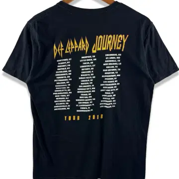 フェイド感⭐️⭐️Journey Def Leppard 2018 ツアーTシャツ Def Leppard Journey 2018 투어 밴드 티셔츠3822 | 브랜드 중고거래
