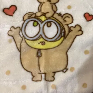 미니언즈 보아 담요 타월 담요