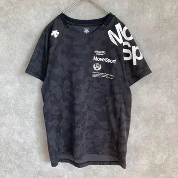 DESCENTE MoveSport 카모플라주 패턴 T셔츠 S사이즈