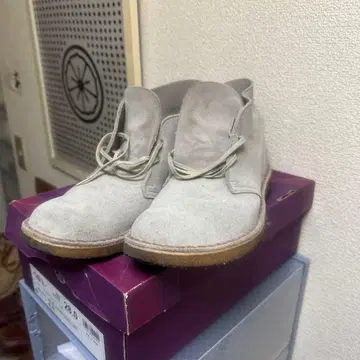 새상품급 클락스 데저트 부츠 잉글랜드제 27cm