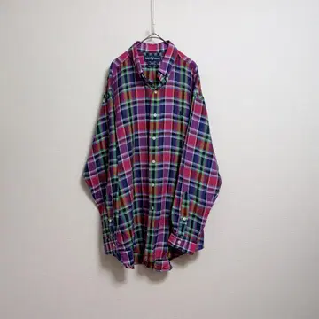 랄프 로렌 린넨 셔츠 마 100 BLAKE 액티21 빈티지