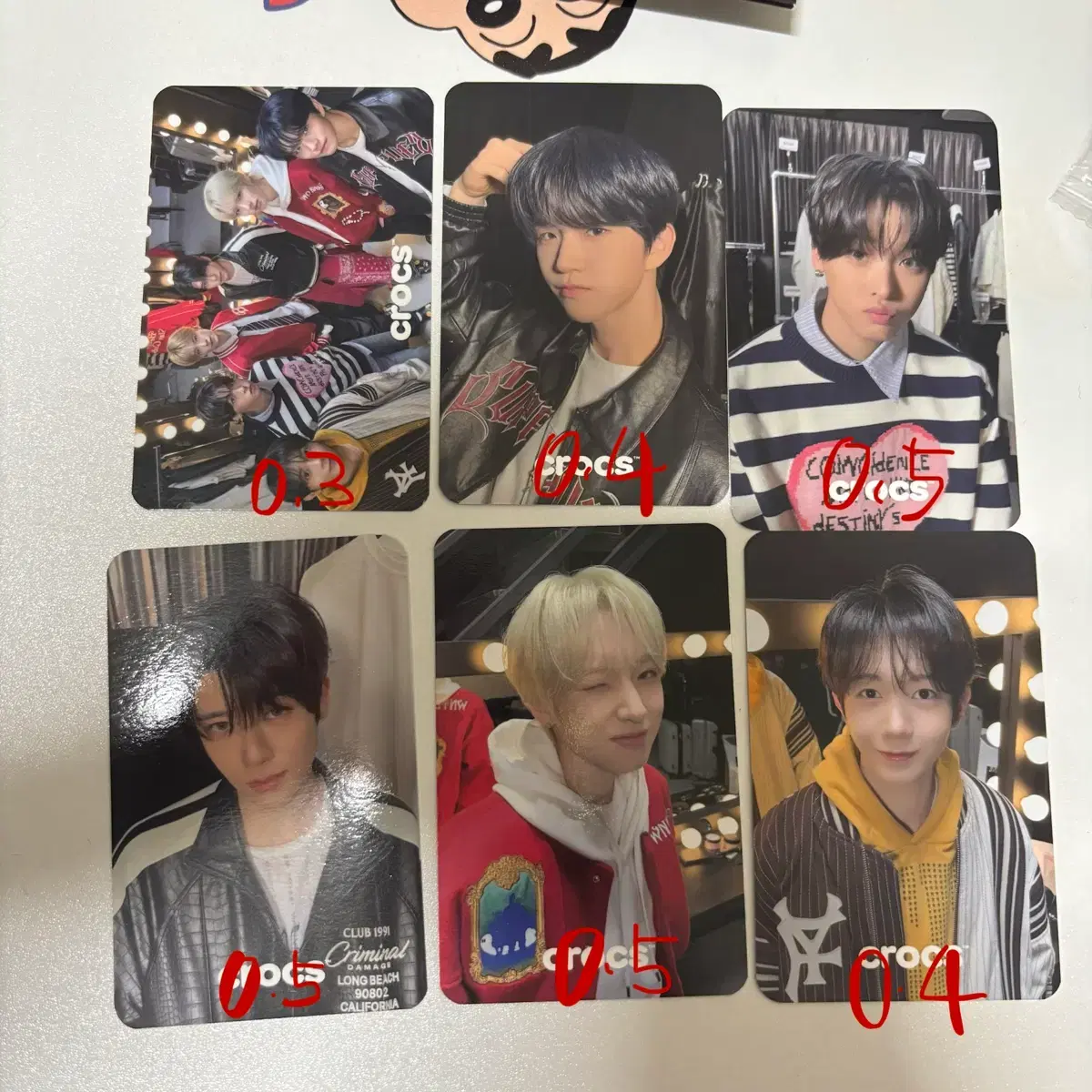 NCT wish Crocs Photo Card Set | Bunjang Global