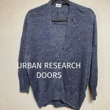 URBAN RESEARCH DOORS 린넨 100% 돌먼 가디건 M