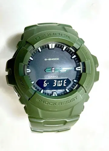 CASIO G-SHOCK G-100CU 카키 손목시계