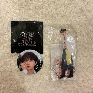 INI FLIP THE CIRCLE 오자키 타쿠미 아크릴 스탠드 캔뱃지