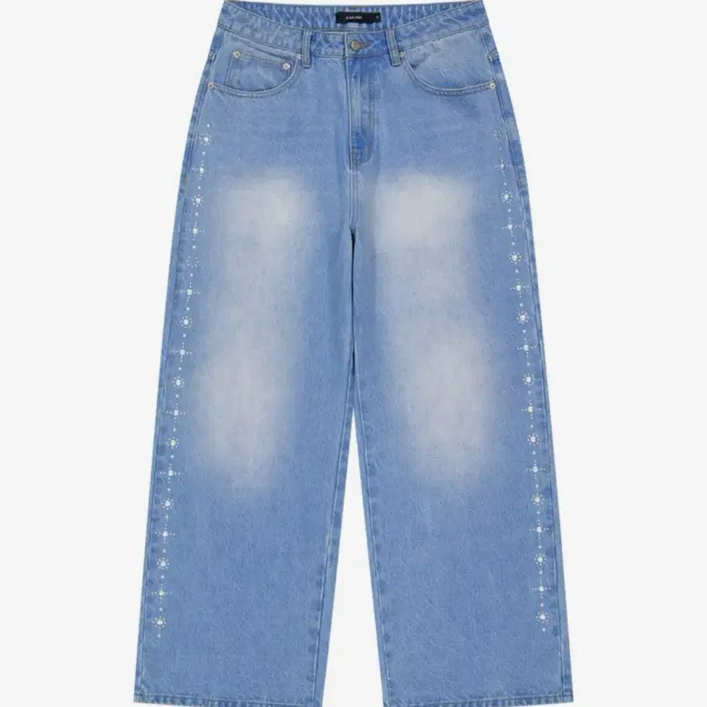 Arkham Rhinestone Denim Pants | Bunjang Global