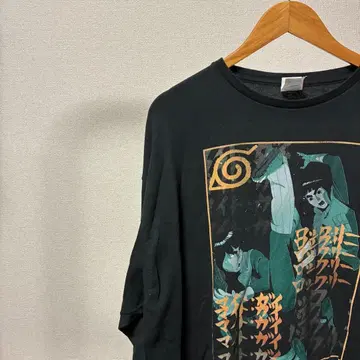 NARUTO 나루토 락 리 마이트 가이 롱T 2XL 사이즈 애니메이션T