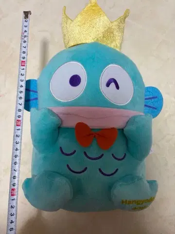 Sanrio Hangyodon Plush Toy with Crown