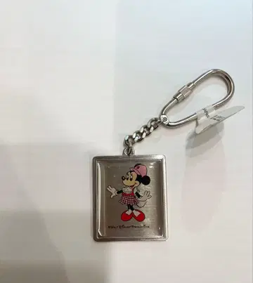 [ 초 레어템 ] 레트로 빈티지 Disney 미니 마우스 실버 키링