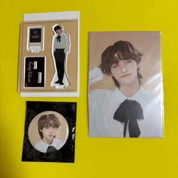 Stray Kids CAFE 필릭스 아크릴 스탠드 엽서 캔뱃지
