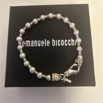 가격 대폭 인하 Emanuele Bicocchi 펄 체인 팔찌