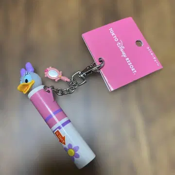 새상품 디즈니랜드 구매 데이지 라이팅 빛나는 키링 완구