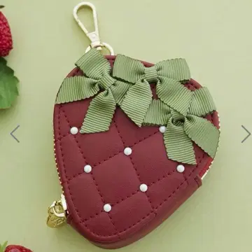 Maison de FLEUR 딸기 코인 케이스 레드