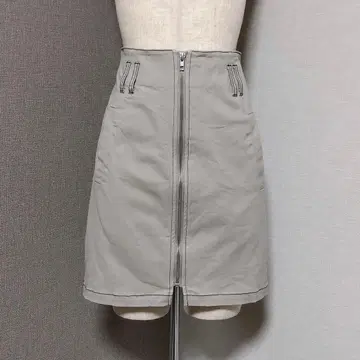 립서비스 지퍼 타이트 미니 스커트 그레이지