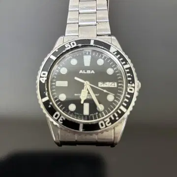 [ 작동품 ] SEIKO ALBA 다이버 워치 Y113-6130