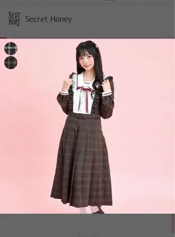 미사용 새상품 시크릿 허니 원피스 브라운