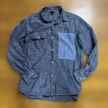 GRIP SWANY 그립스와니 샴브레이 셔츠 워크 셔츠 L