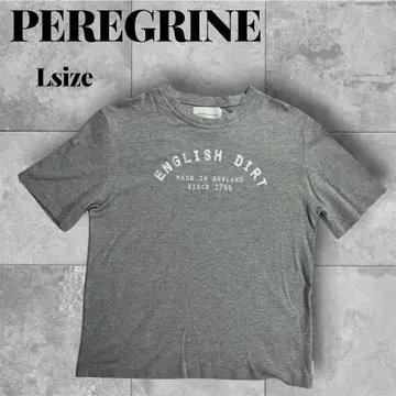 영국제 PEREGRINE 고급 아치 로고 자수 T셔츠 페레그린 그레이 L