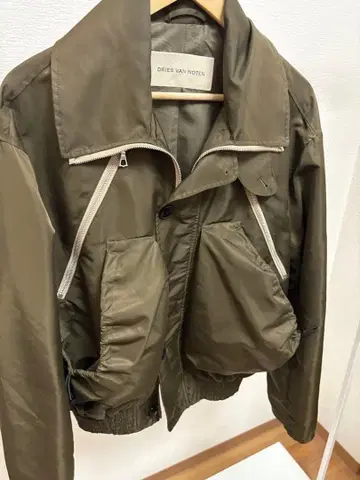 DRIES VAN NOTEN 나일론 자켓 카키