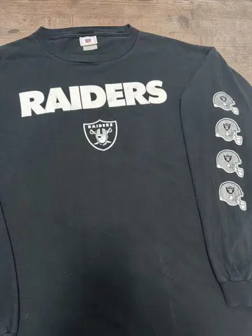 00s RAIDERS 롱티 NFL XL 페이드 레이더스 티셔츠