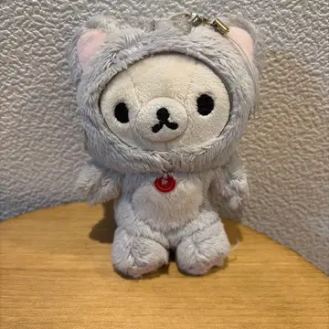 리락쿠마 코리락쿠마 모아 앉아 봉제 인형 한가로운 고양이 마스코트