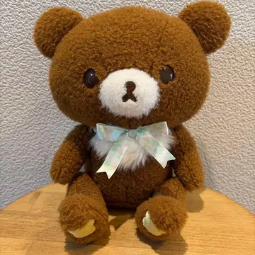 리락쿠마 차이로이코구마 봉제 인형 튤립 리본