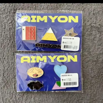 AIMYON 봄맞이 핀즈 A B 세트 아이묭