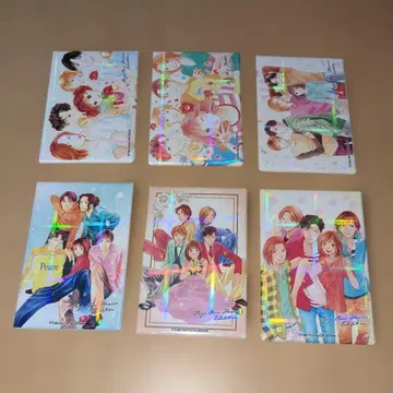 꽃보다 남자 (카미오 요코) 스퀘어 캔뱃지 전 6종 컴플리트 세트