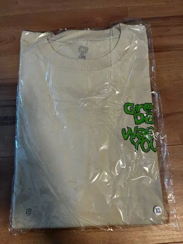 Green Day T셔츠 XL 사이즈 베이지 VERDY